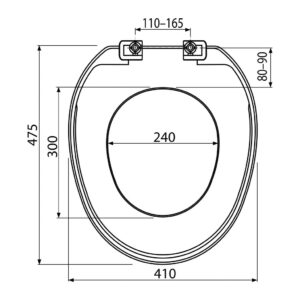 AlcaPlast A3553 - WC sedátko