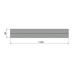 AlcaPlast AHP80 - Hydroizolačná páska – dĺžka 1200 mm