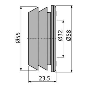 AlcaPlast Z0026-ND - Vrapová vložka 60/32