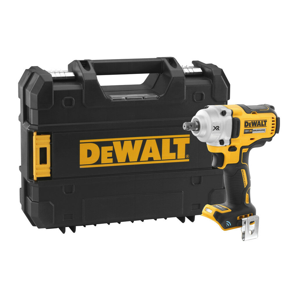 DeWalt DCF896HNT - Bezuhlíkový rázový uťahovač 18V na rezanie závitov, Tool Connect, bez aku a nabíjačky, kufor Tstak