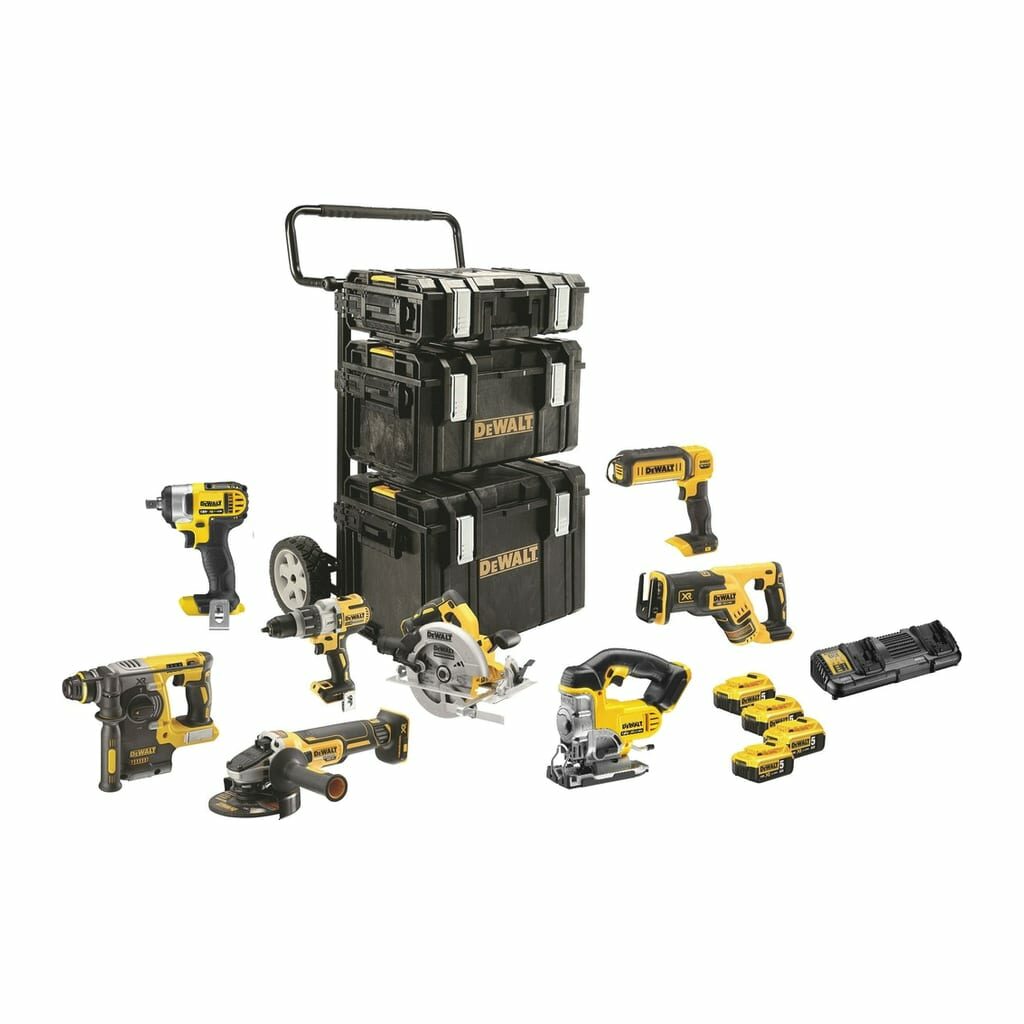 DeWalt DCK854P4 - Kombinovaná súprava 7 druhov bezuhlíkového aku náradia 18V