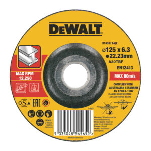 DeWalt DT43917 - Brúsny kotúč na nerez 125x22,2x6,0mm, typ 27 - vypuklý