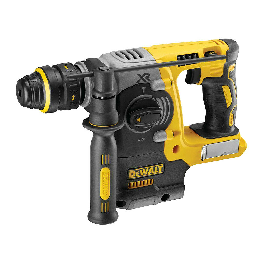 DeWalt DCH274N - Bezuhlíkové aku kombinované kladivo SDS-Plus 18V, 24mm, 2,1J, bez aku a nabíjačky, skľučovadlo