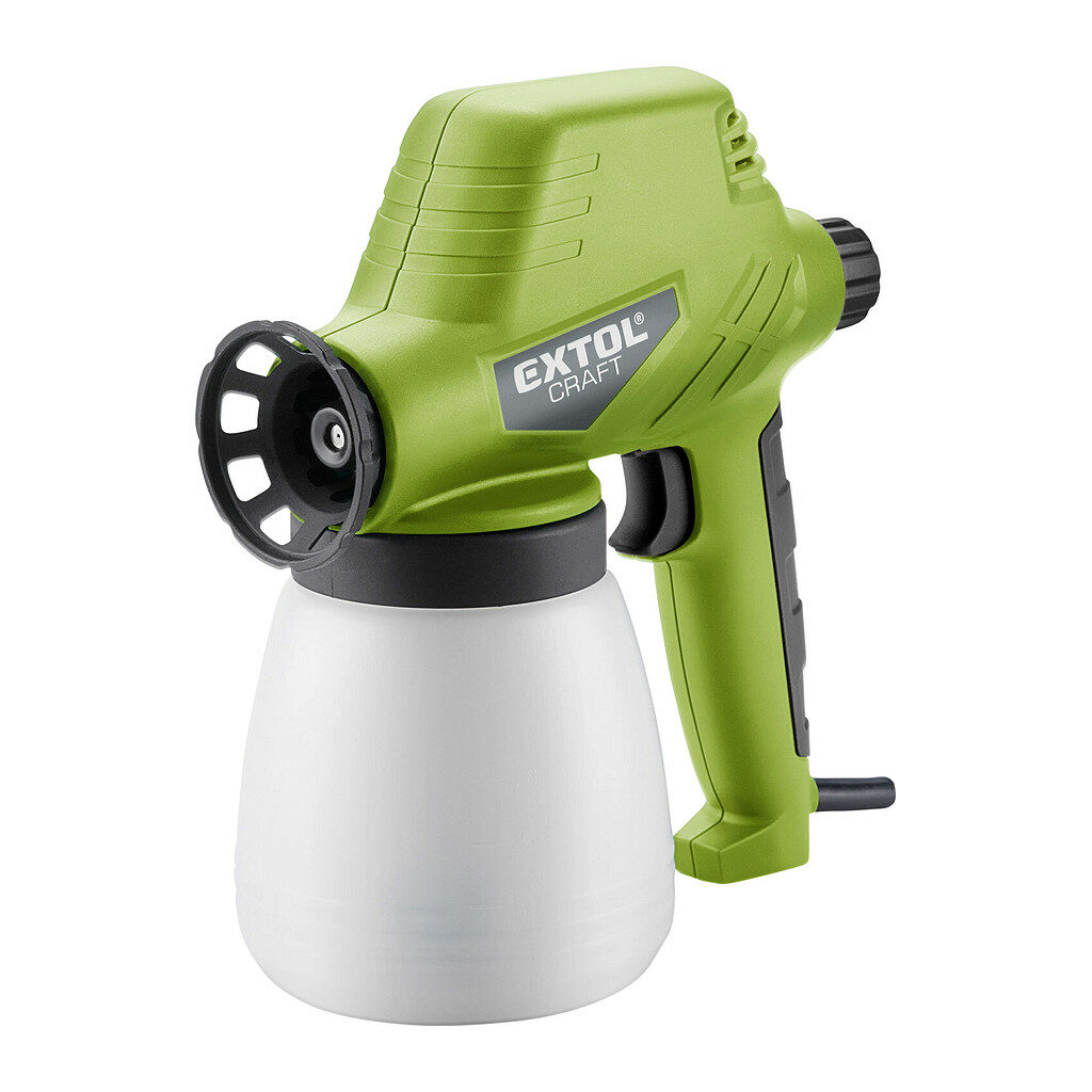 Extol Craft 412113 - Pištoľ striekacia, príkon 80W, nádobka 800ml, 280ml/min, dýza 0,8mm