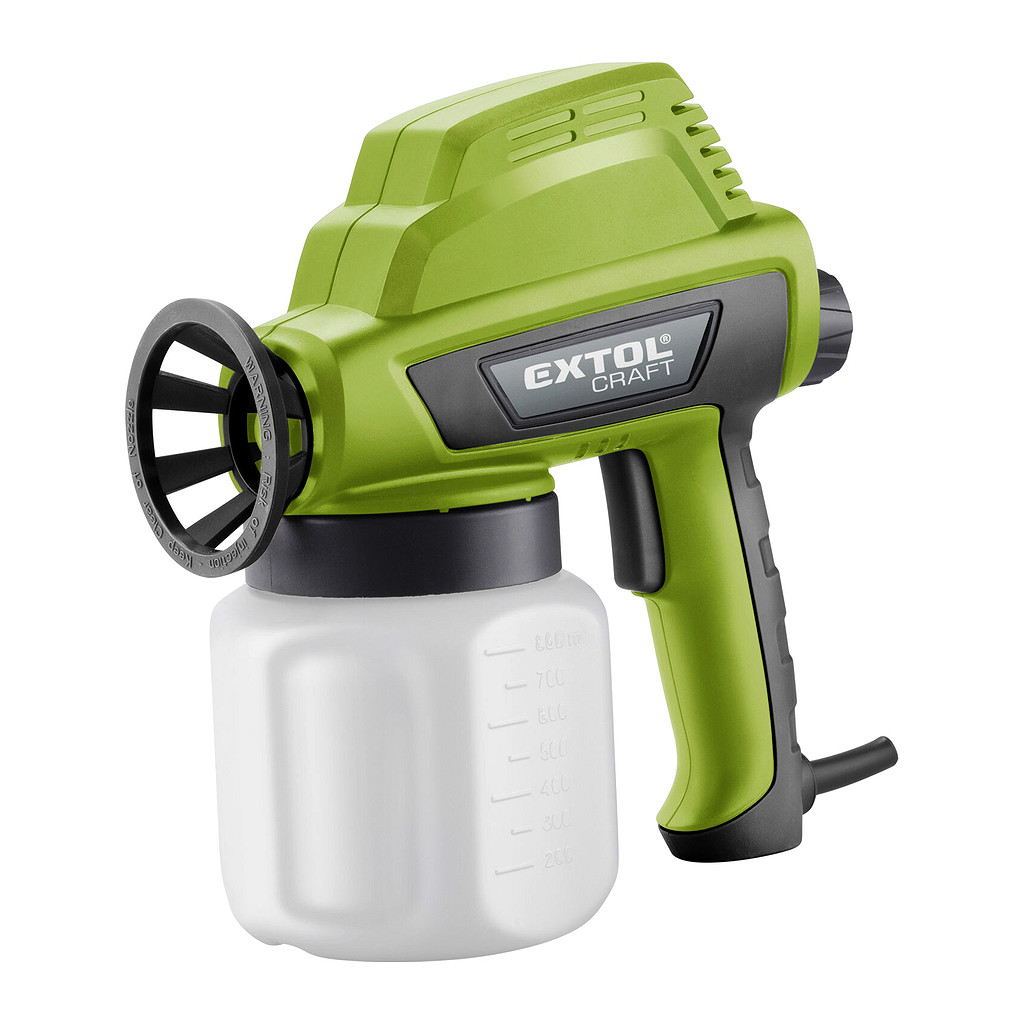 Extol Craft 412114 - Pištoľ striekacia, príkon 110W, nádobka 800ml, 300ml/min, dýza 0,8mm