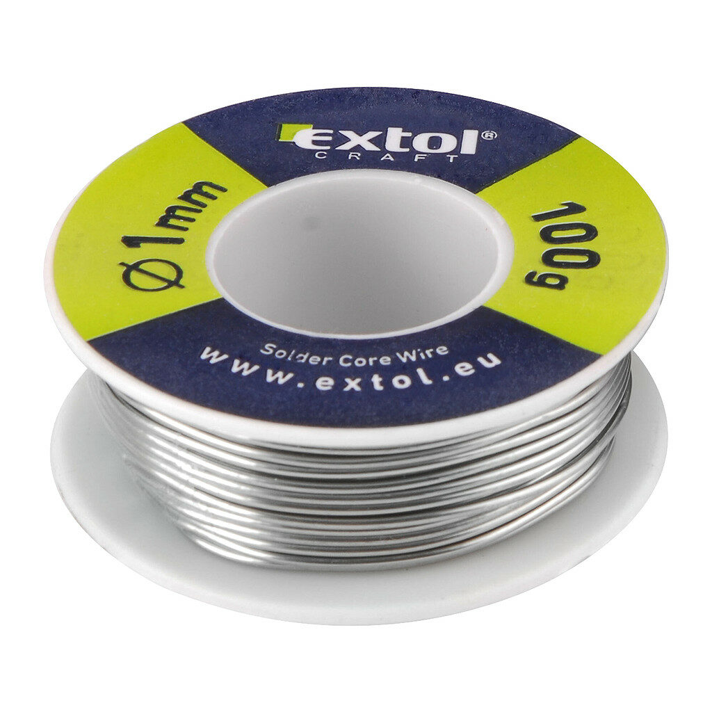 Extol Craft 9945 - Cín na spájkovanie Ø1mm, 100g