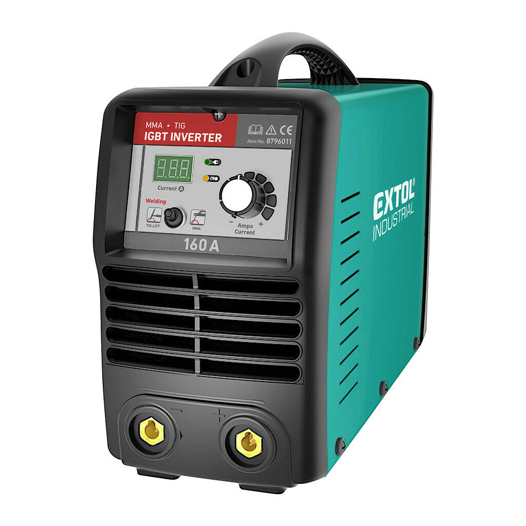 Extol Industrial 8796011 - Invertor zvárací 10-160A, príkon 5,2kW, 62V, MMA a TIG