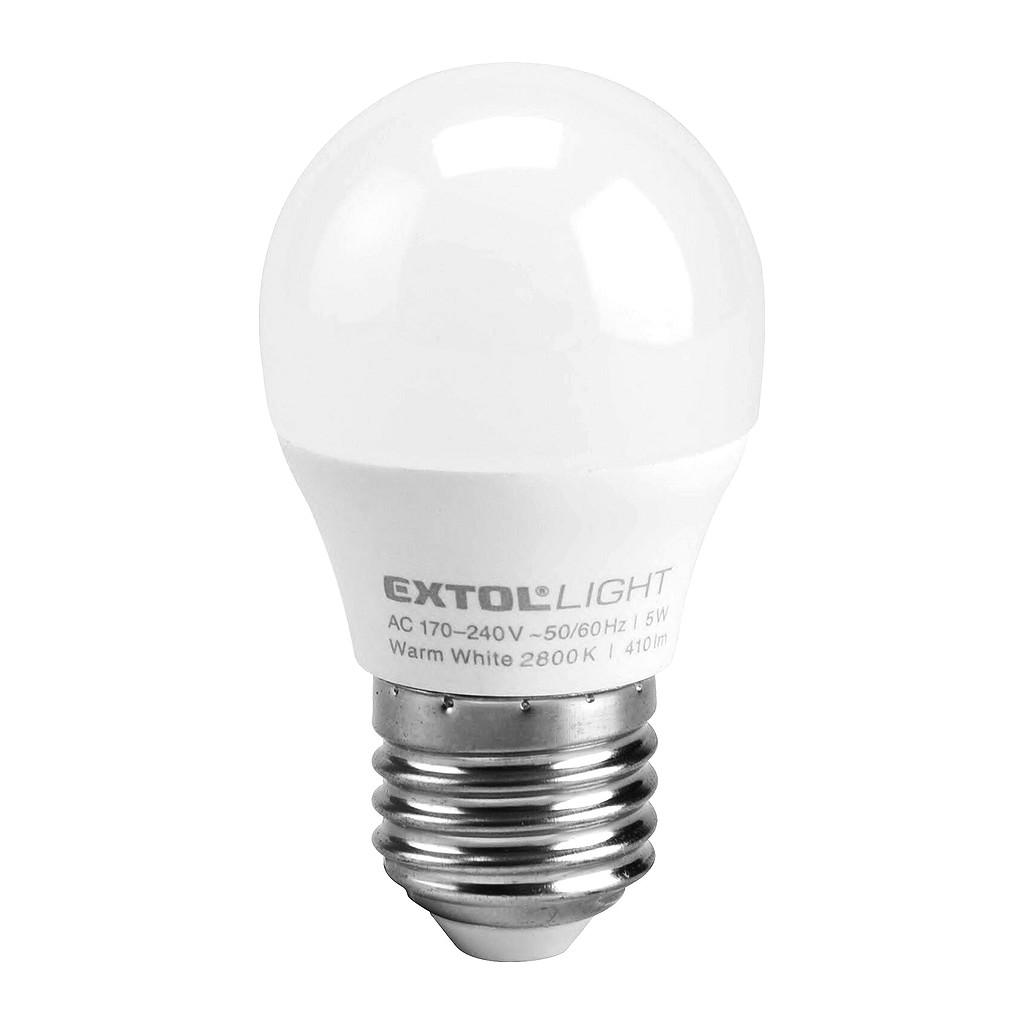 Extol Light 43006 - Žiarovka LED mini, 5W, 410lm, E27, Ø45mm