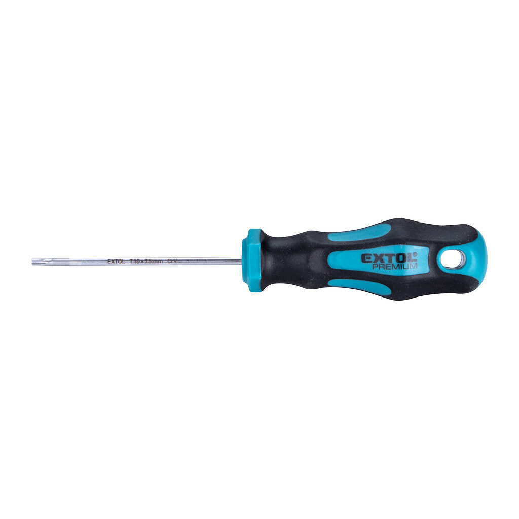 Extol Premium 8819244 - Skrutkovač TORX, magnetický, T10x75mm