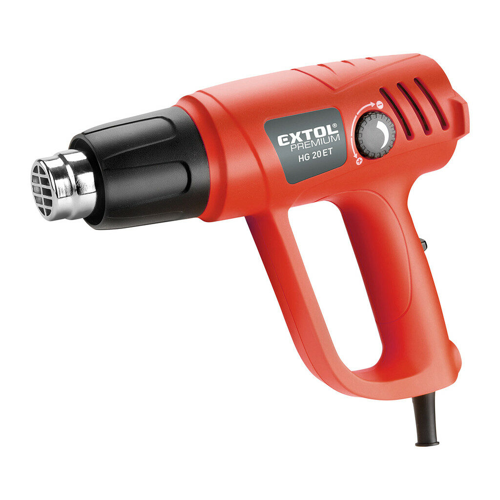 Extol Premium 8894801 - Pištoľ teplovzdušná, príkon 2000W, 50-450/90-600°C