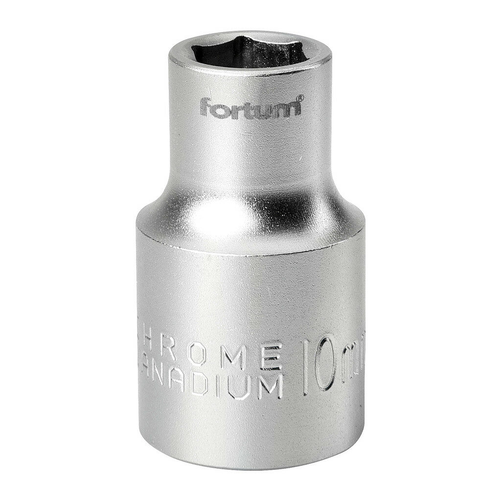 Fortum 4700410 - Kľúč nástrčný, 10mm, 1/2”