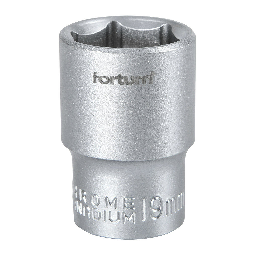 Fortum 4700419 - Kľúč nástrčný, 19mm, 1/2”