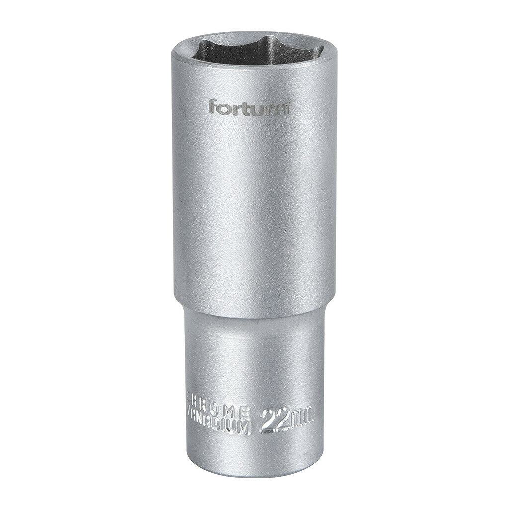 Fortum 4700522 - Kľúč nástrčný predĺžený, 22mm, 1/2”