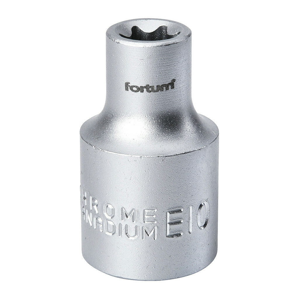 Fortum 4700700 - Kľúč nástrčný TORX, E10, 1/2”