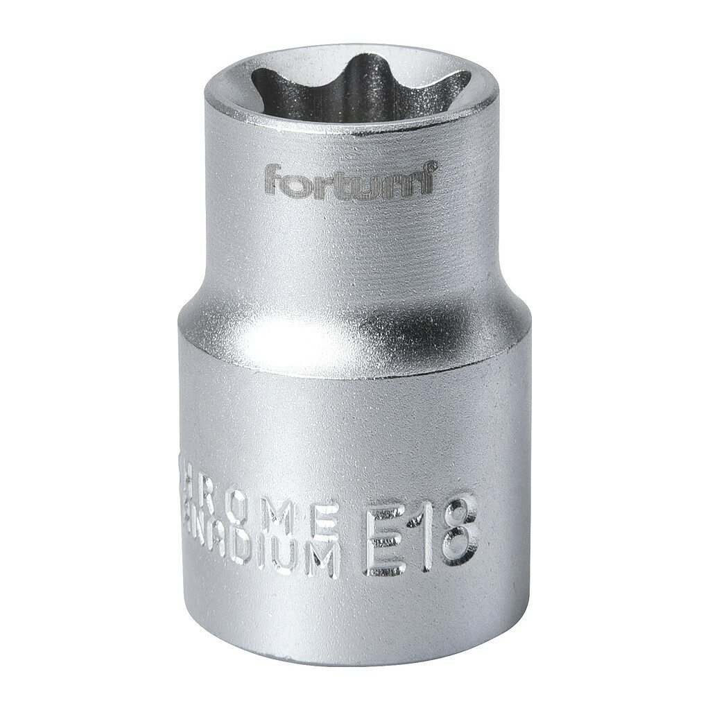 Fortum 4700703 - Kľúč nástrčný TORX, E18, 1/2”