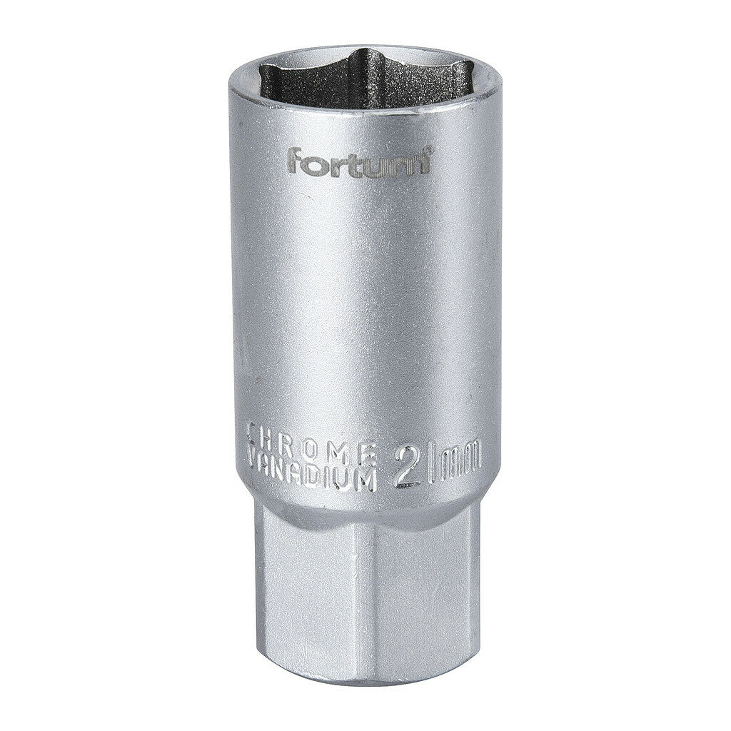 Fortum 4700901 - Kľúč nástrčný na sviečky, 21mm, 1/2”