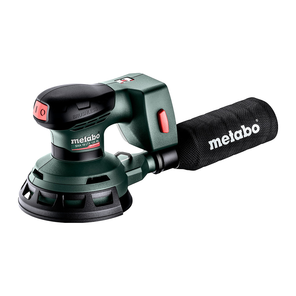 Metabo 600146850 - SXA 18 LTX 125 BL - AKU excentrická brúska, 18V, Kartón, s brúsnym tanierom s priemerom 125 mm