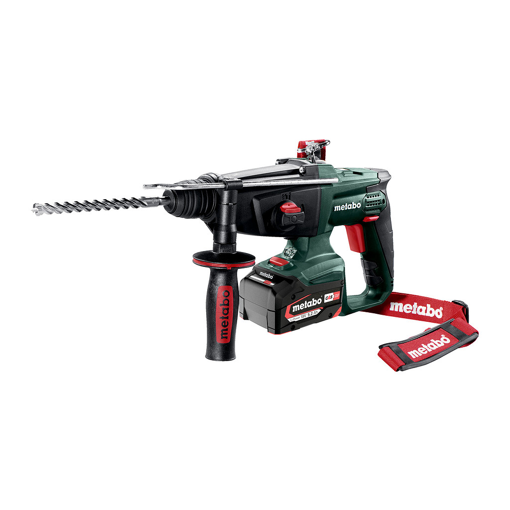 Metabo 600210650 - KHA 18 LTX - AKU kladivo, 18V 2x5.2Ah Li-Power, Nabíjačka ASC 55, metaBOX 165 L