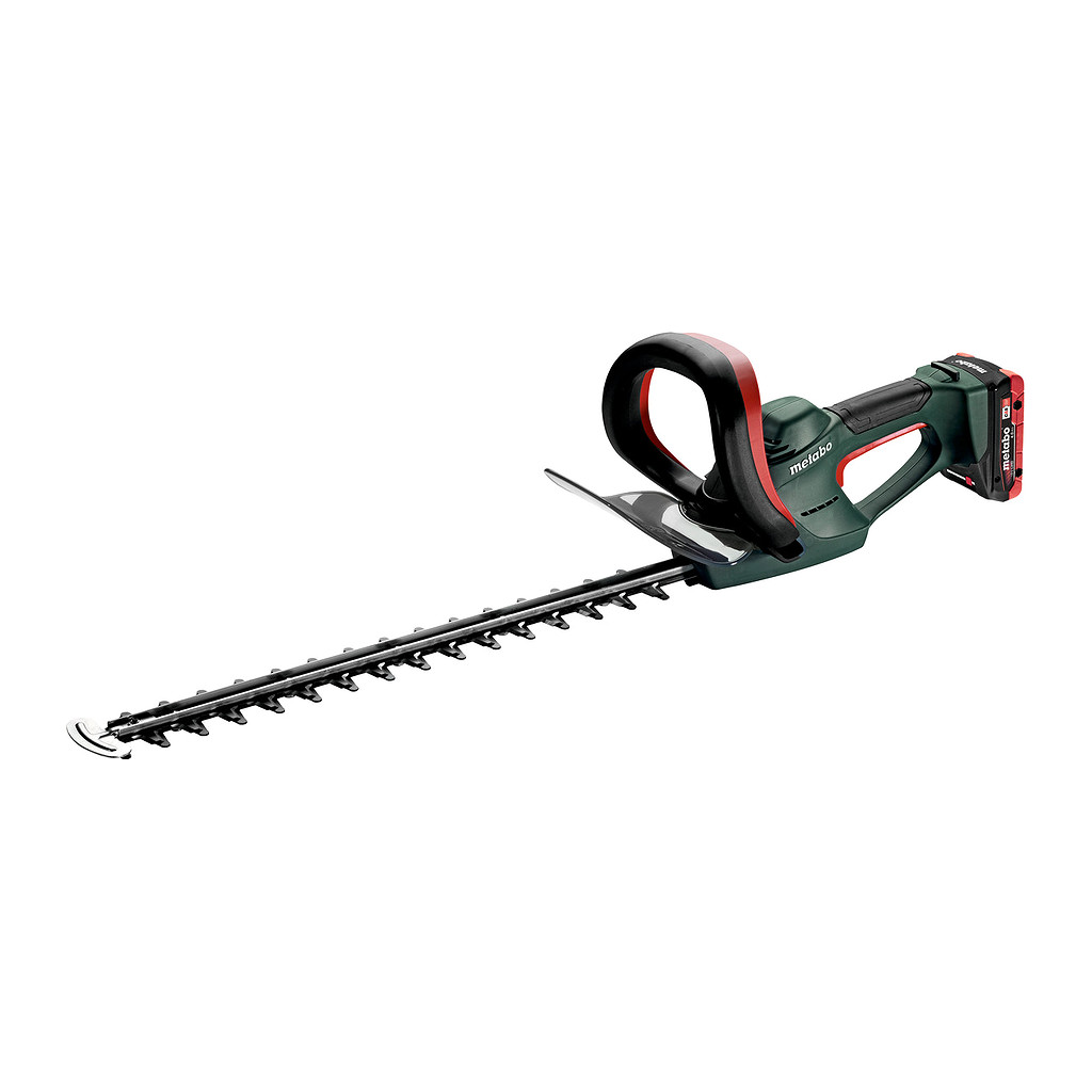 Metabo 600463800 - AHS 18-55 V - AKU nožnice na živý plot, 18V 2x4Ah LiHD, Nabíjačka ASC 55, Kartón