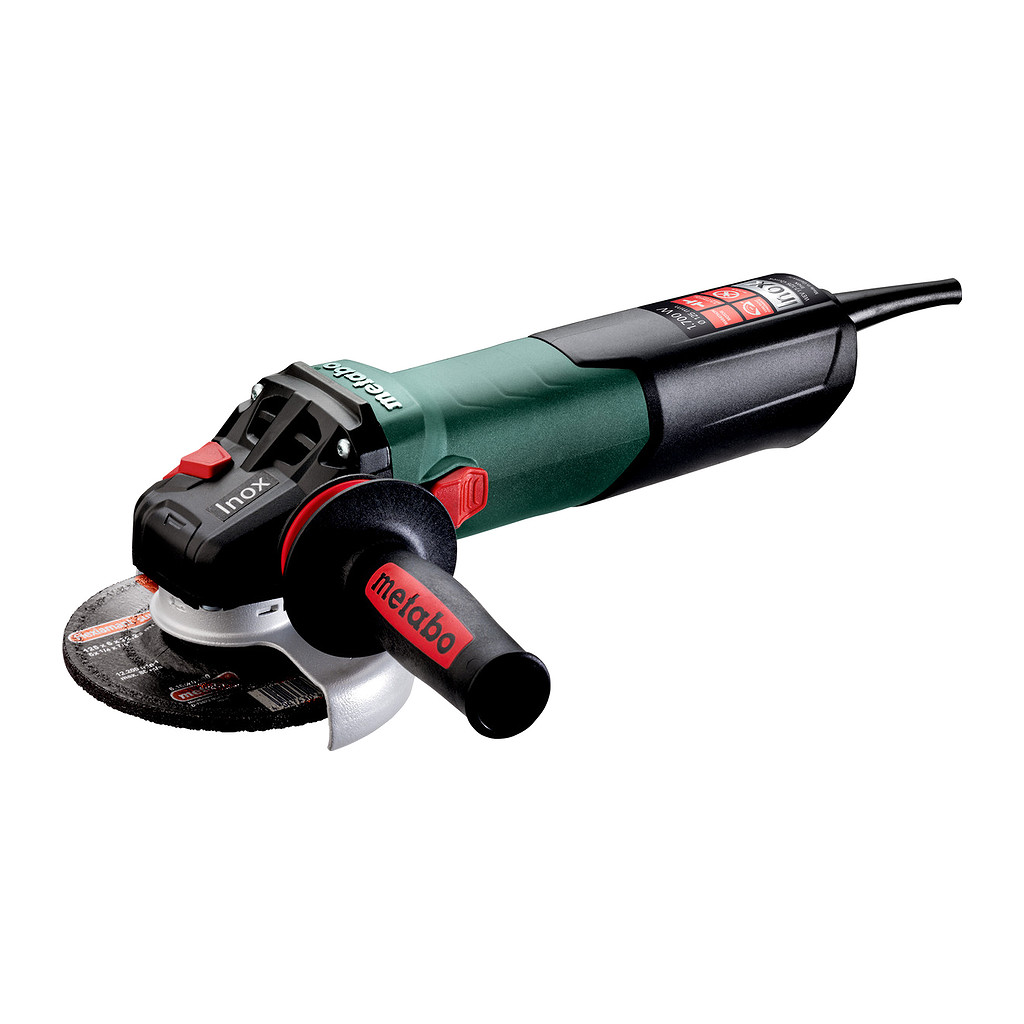 Metabo 600517000 - WEV 17-125 Quick Inox - Uhlová brúska, Kartón, s reguláciou otáčok, rýchloupínacou maticou