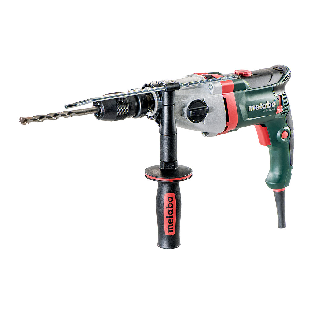 Metabo 600785500 - SBEV 1300-2 - Príklepová vŕtačka, metaBOX 145 L