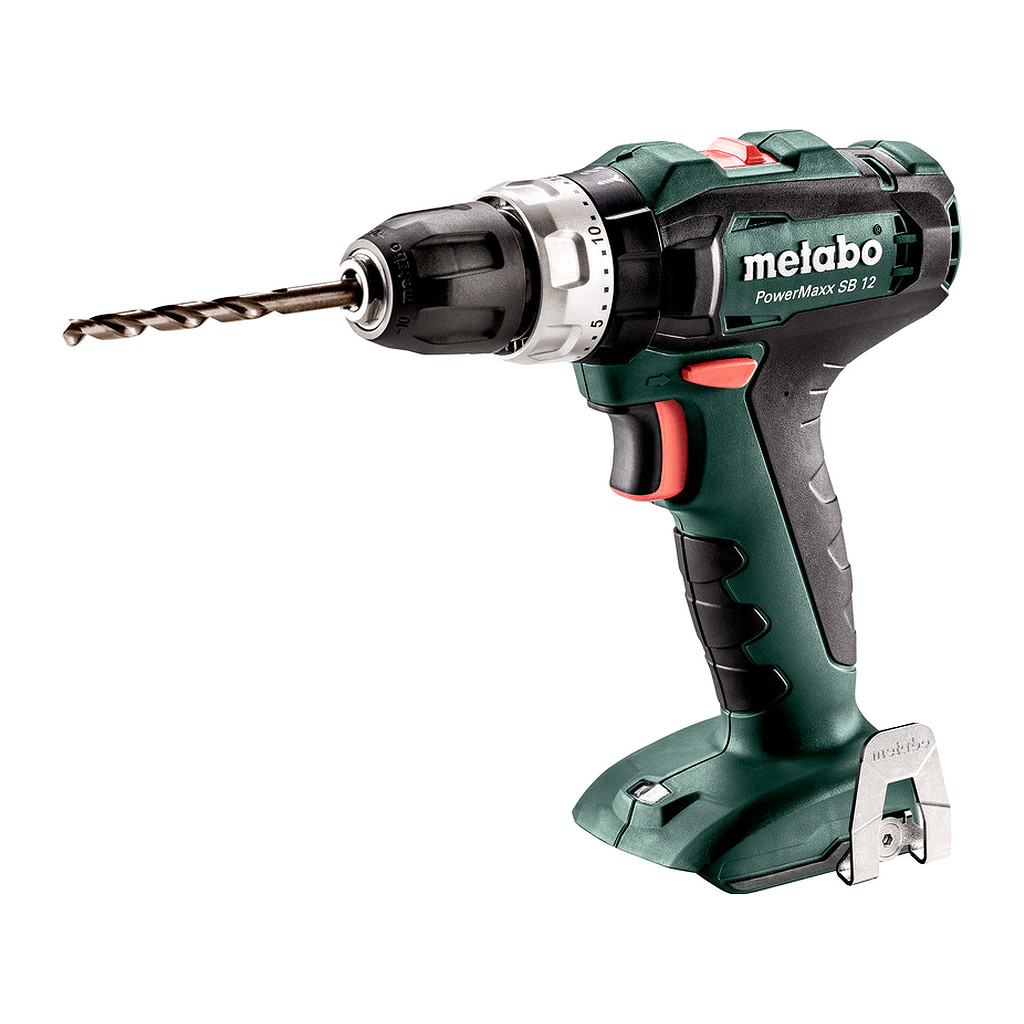 Metabo 601076890 - PowerMaxx SB 12 - AKU príklepový vŕtací skrutkovač, 12V, Kartón