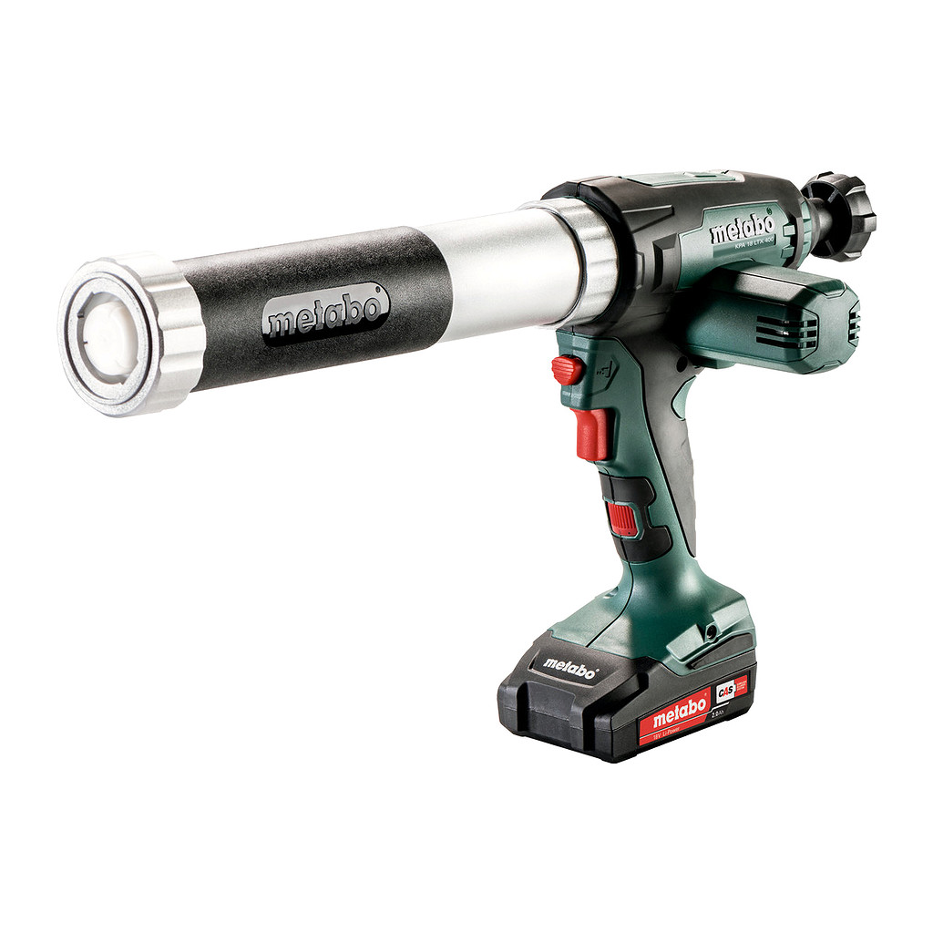 Metabo 601206600 - KPA 18 LTX 400 - AKU kartušová pištoľ, 18V 1x2Ah Li-Power, Nabíjačka SC 30, Kartón