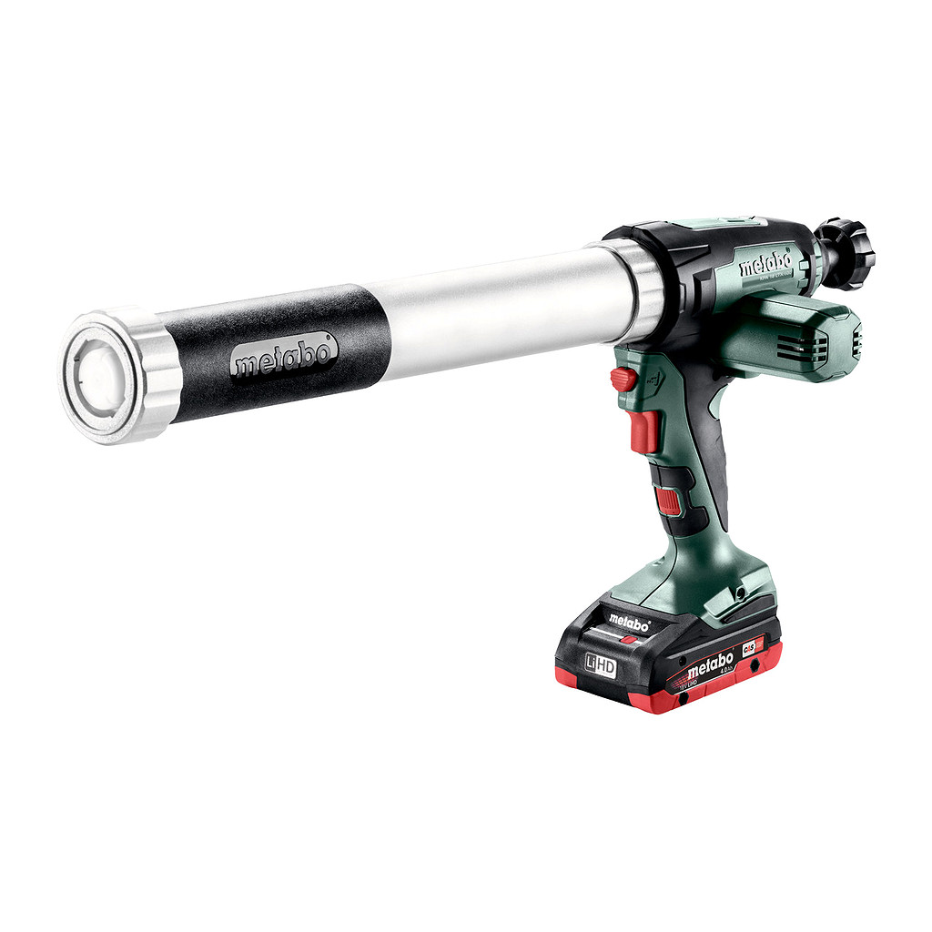 Metabo 601207800 - KPA 18 LTX 600 - AKU kartušová pištoľ, 18V 1x4Ah LiHD, Nabíjačka ASC 55, Kartón