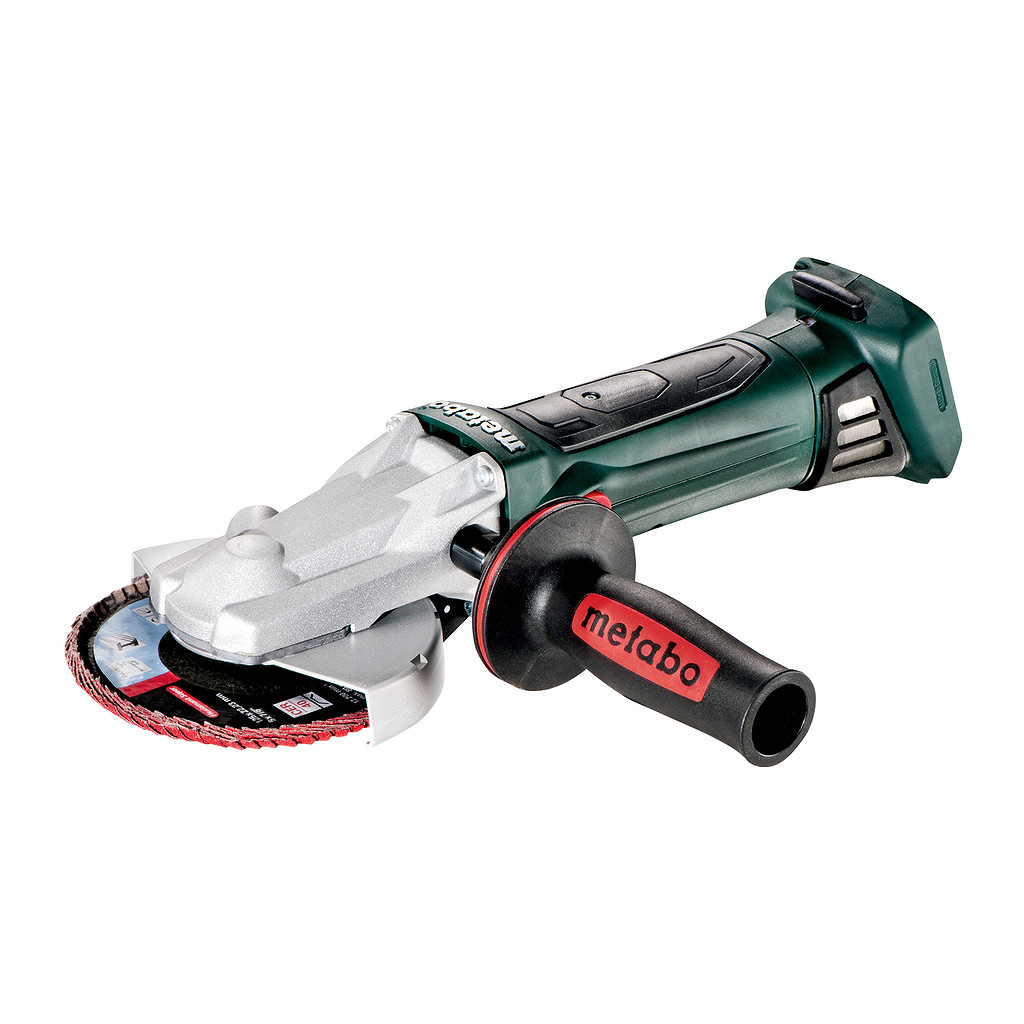 Metabo 601306840 - WF 18 LTX 125 Quick - AKU uhlová brúska s plochou hlavou, 18V, metaBOX 165 L