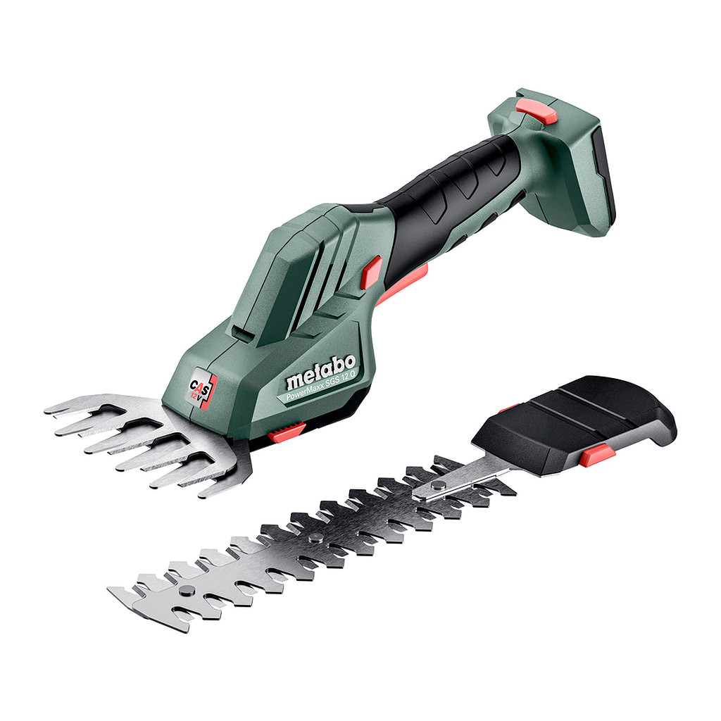 Metabo 601608860 - PowerMaxx SGS 12 Q - AKU nožnice na kríky a trávu, 12V, Kufor z umelej hmoty