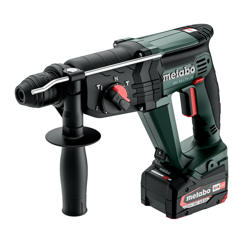 Metabo 601712510 - KH 18 LTX 24 - AKU kladivo, 18V 2x4Ah Li-Power, Nabíjačka ASC 55, metaBOX 165 L