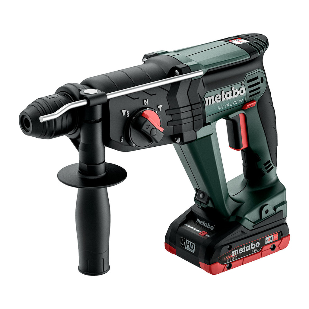 Metabo 601712800 - KH 18 LTX 24 - AKU kladivo, 18V 2x4Ah LiHD, Nabíjačka ASC 55, metaBOX 165 L