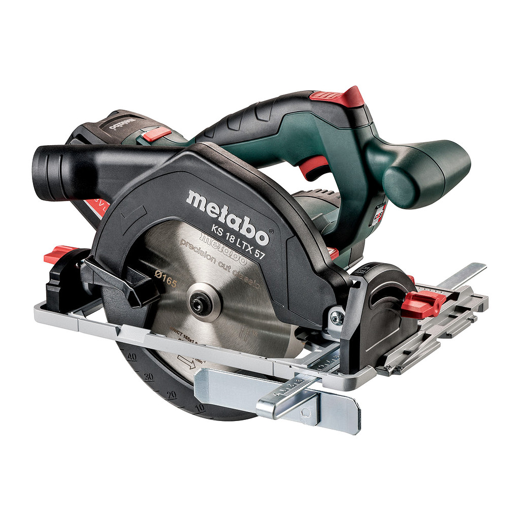 Metabo 601857700 - KS 18 LTX 57 - AKU ručná kotúčová píla, 18V 2x5.2Ah Li-Power, Nabíjačka ASC 55, metaBOX 340