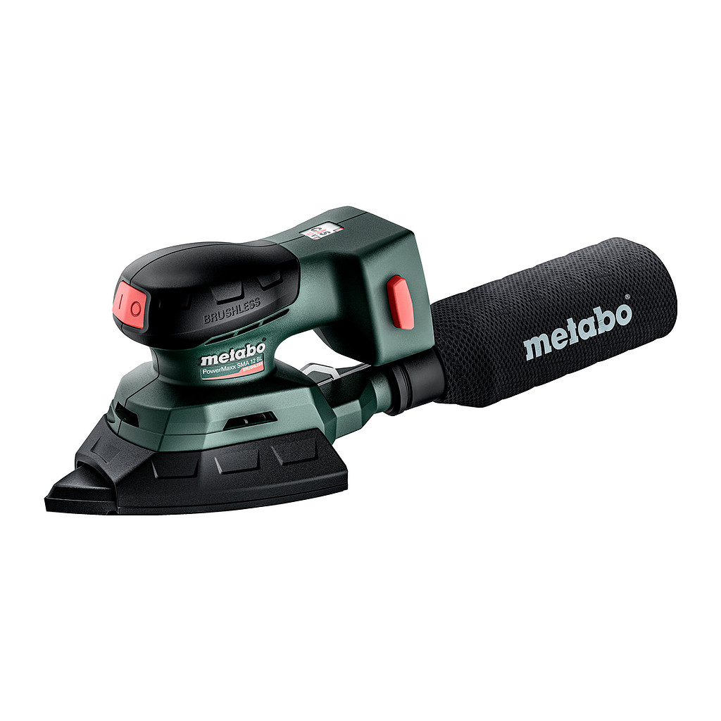 Metabo 602037850 - PowerMaxx SMA 12 BL - AKU multifunkčná brúska, 12V, Kartón, s brúsnou doskou 100 x 150 mm