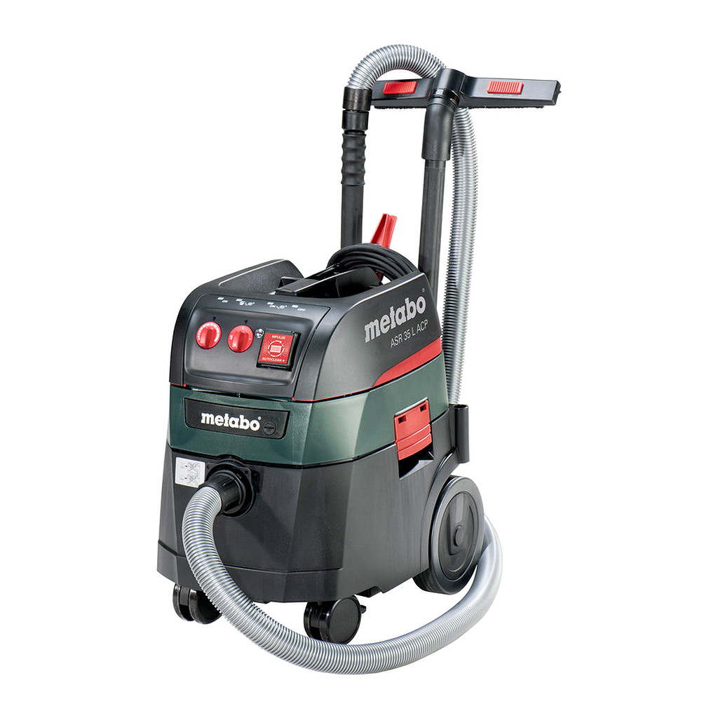 Metabo 602057000 - ASR 35 L ACP - Všestranný vysávač, Kartón, s elektromagnetickým oklepom a meraním rozdielov tlaku