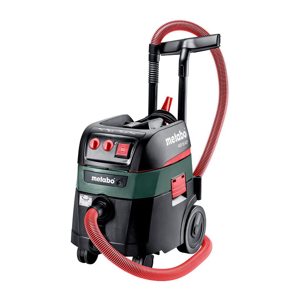 Metabo 602059000 - ASR 35 H ACP - Všestranný vysávač, Kartón, s elektromagnetickým oklepom a meraním rozdielov tlaku