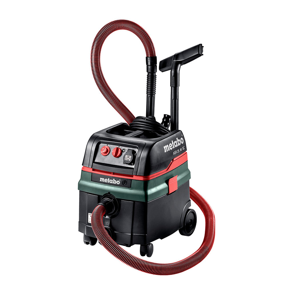 Metabo 602070000 - ASR 25 M SC - Všestranný vysávač, Kartón, s elektromagnetickým oklepom