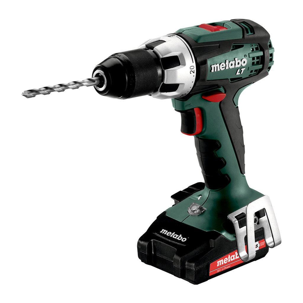 Metabo 602102530 - BS 18 LT Compact - AKU vŕtačka so skrutkovačom, 18V 2x2Ah Li-Power, Nabíjačka ASC 55, metaBOX 145