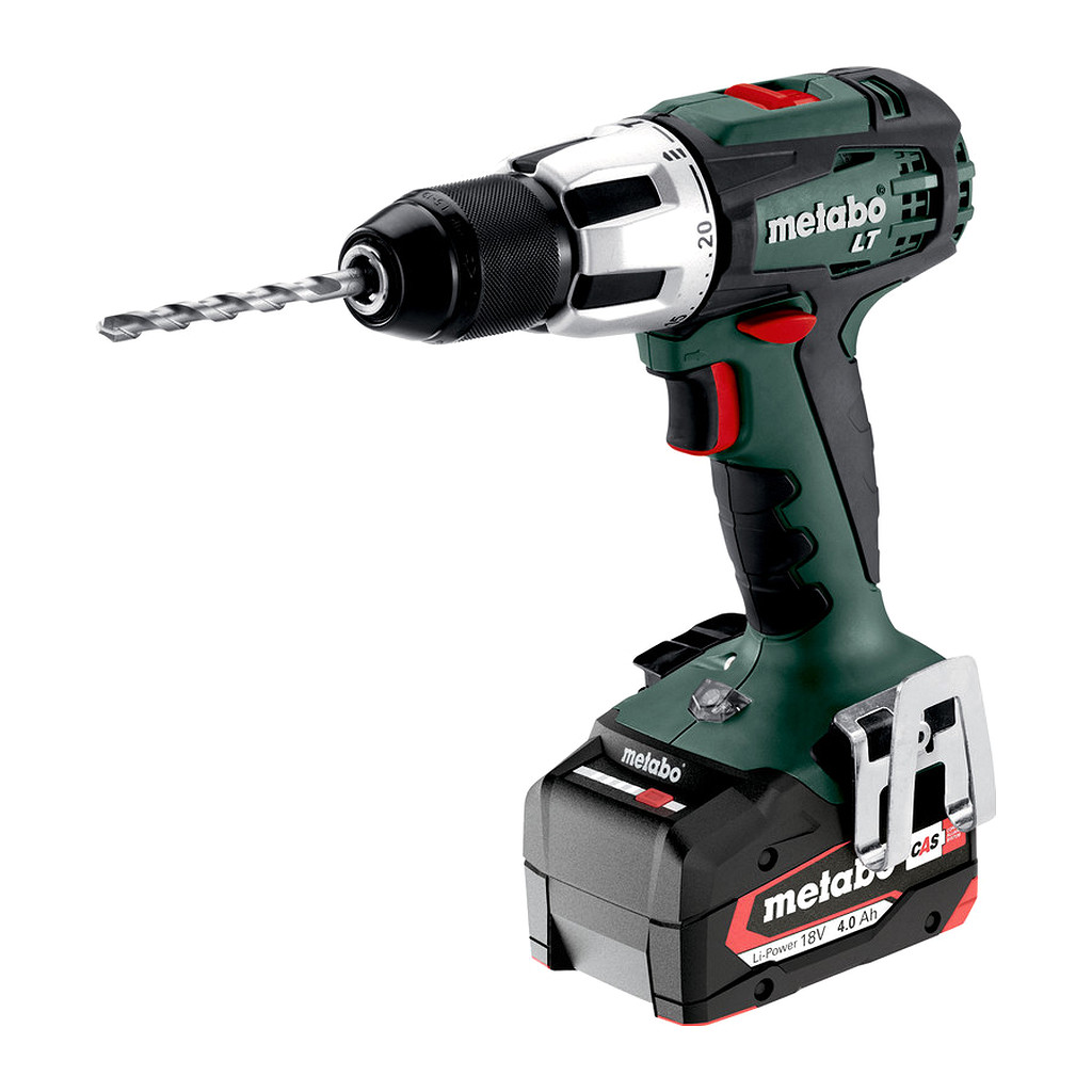 Metabo 602103500 - SB 18 LT - AKU príklepový vŕtací skrutkovač, 18V 2x4Ah Li-Power, Nabíjačka ASC 55, metaBOX 145