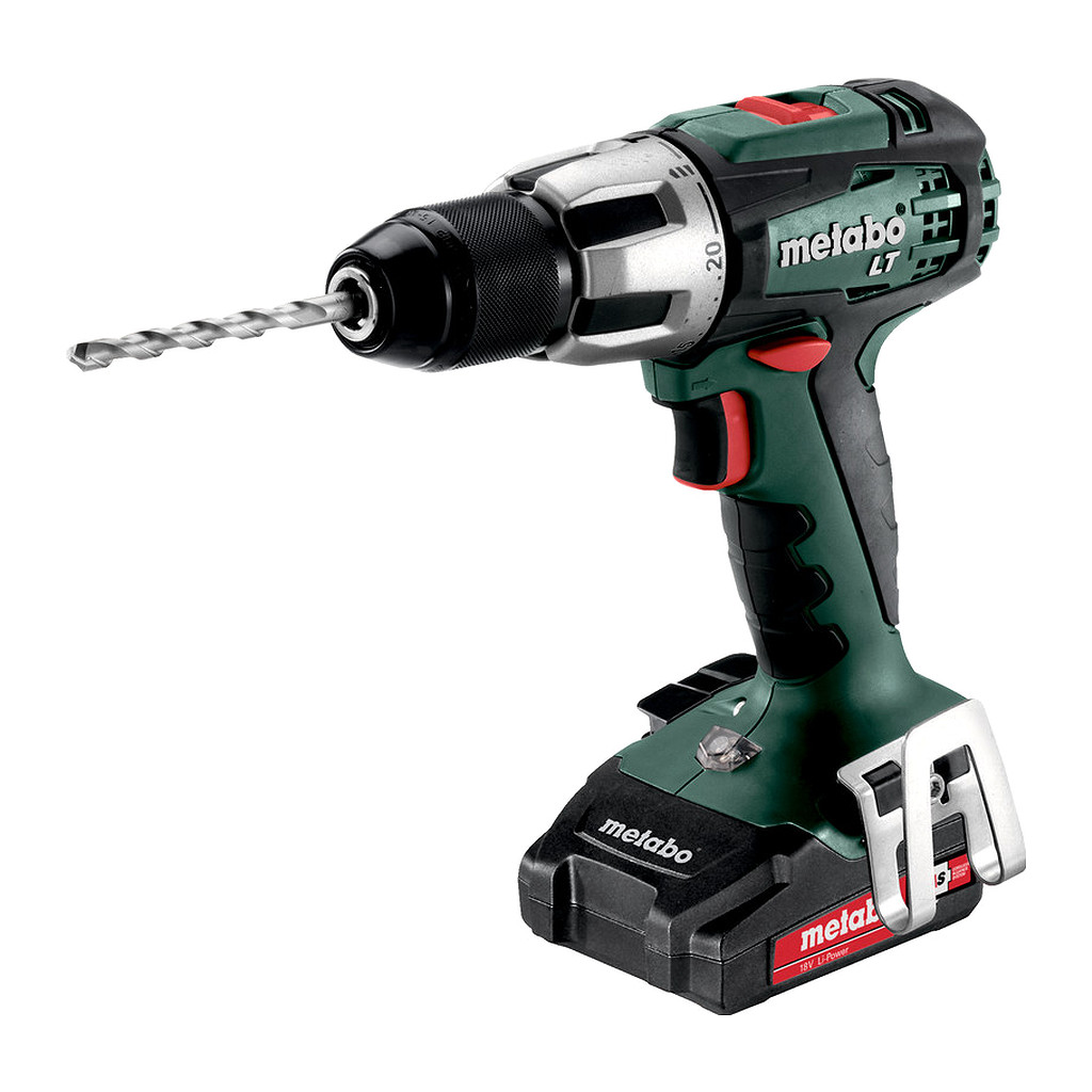 Metabo 602103510 - SB 18 LT Compact - AKU príklepový vŕtací skrutkovač, 18V 2x2Ah Li-Power, Nabíjačka ASC 55, metaBOX 145