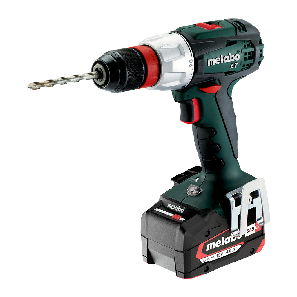 Metabo 602104500 - BS 18 LT Quick - AKU vŕtačka so skrutkovačom, 18V 2x4Ah Li-Power, Nabíjačka ASC 55, metaBOX 145