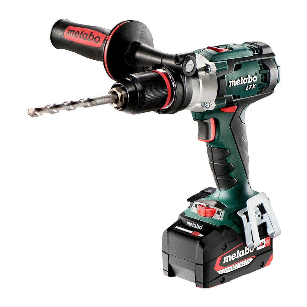 Metabo 602192500 - SB 18 LTX Impuls - AKU príklepový vŕtací skrutkovač, 18V 2x4Ah Li-Power, Nabíjačka ASC 55, metaBOX 145 L