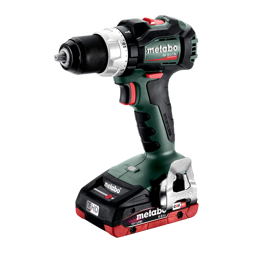 Metabo 602325800 - BS 18 LT BL - AKU vŕtačka so skrutkovačom, 18V 2x4Ah LiHD, Nabíjačka ASC 55, metaBOX 145