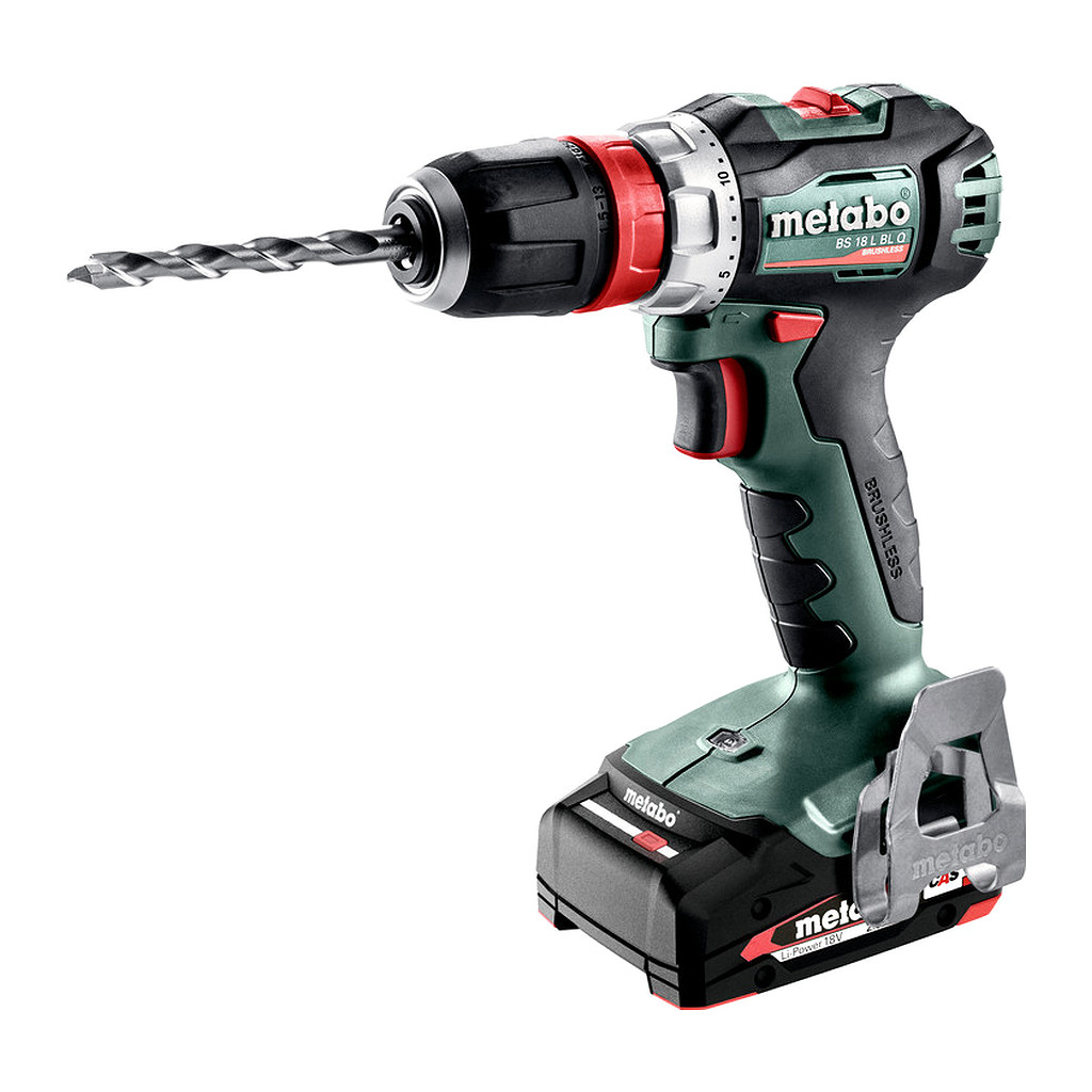 Metabo 602327500 - BS 18 L BL Q - AKU vŕtačka so skrutkovačom, 18V 2x2Ah Li-Power, Nabíjačka SC 30, metaBOX 145