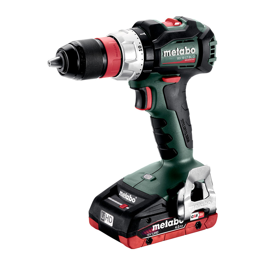 Metabo 602334800 - BS 18 LT BL Q - AKU vŕtačka so skrutkovačom, 18V 2x4Ah LiHD, Nabíjačka ASC 55, metaBOX 145