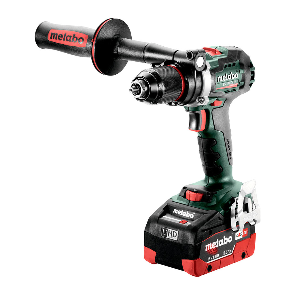 Metabo 602358660 - BS 18 LTX BL I - AKU vŕtačka so skrutkovačom, 18V 2x5.5Ah LiHD, Nabíjačka ASC 145, metaBOX 145 L