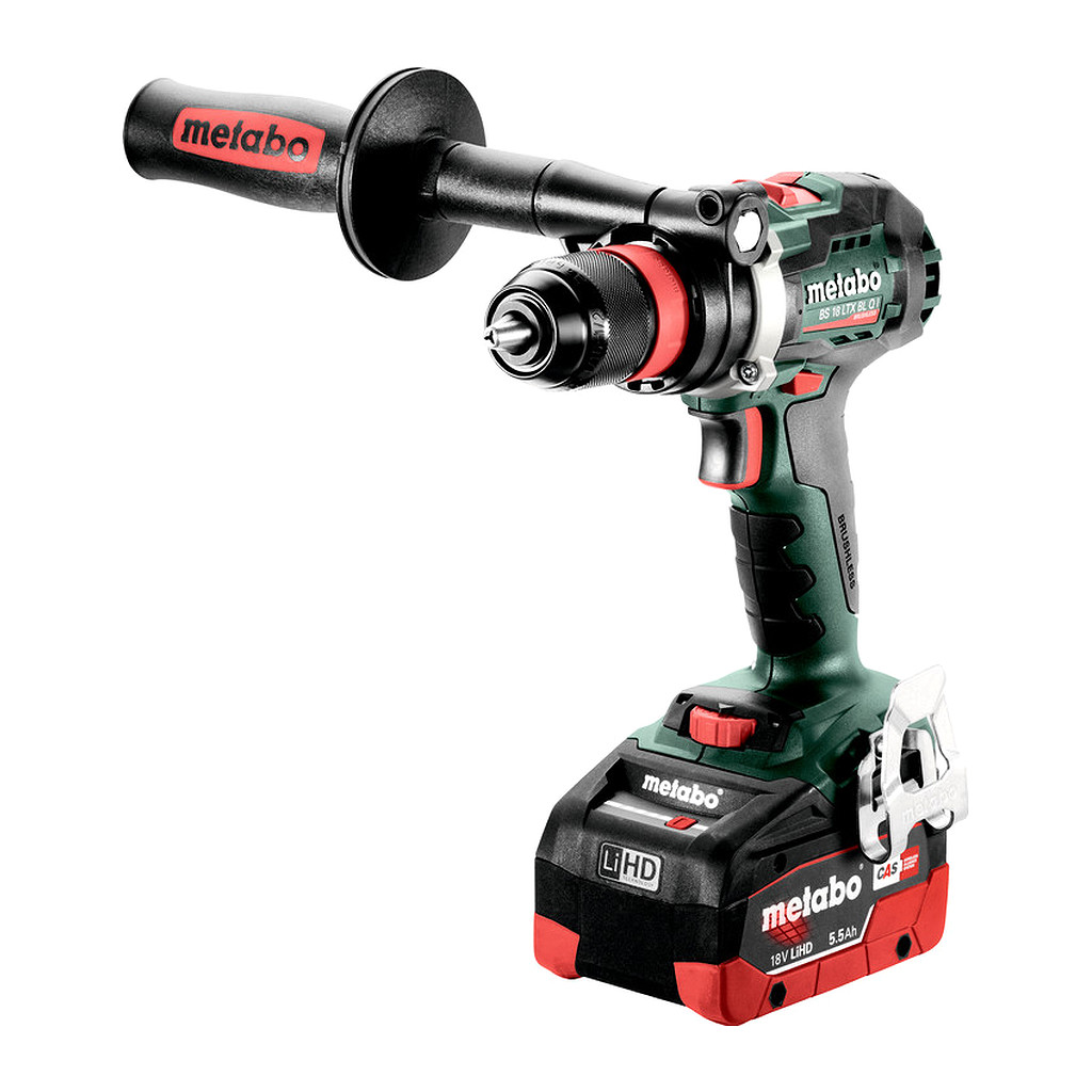 Metabo 602359660 - BS 18 LTX BL Q I - AKU vŕtačka so skrutkovačom, 18V 2x5.5Ah LiHD, Nabíjačka ASC 145, metaBOX 145 L