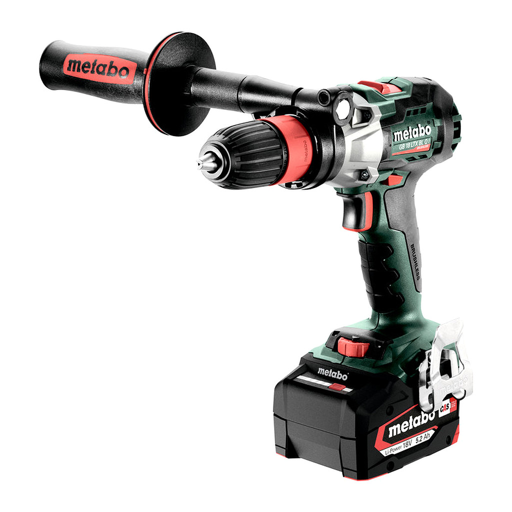 Metabo 602362500 - GB 18 LTX BL Q I - AKU závitník, 18V 2x5.2Ah Li-Power, Nabíjačka ASC 55, metaBOX 145 L