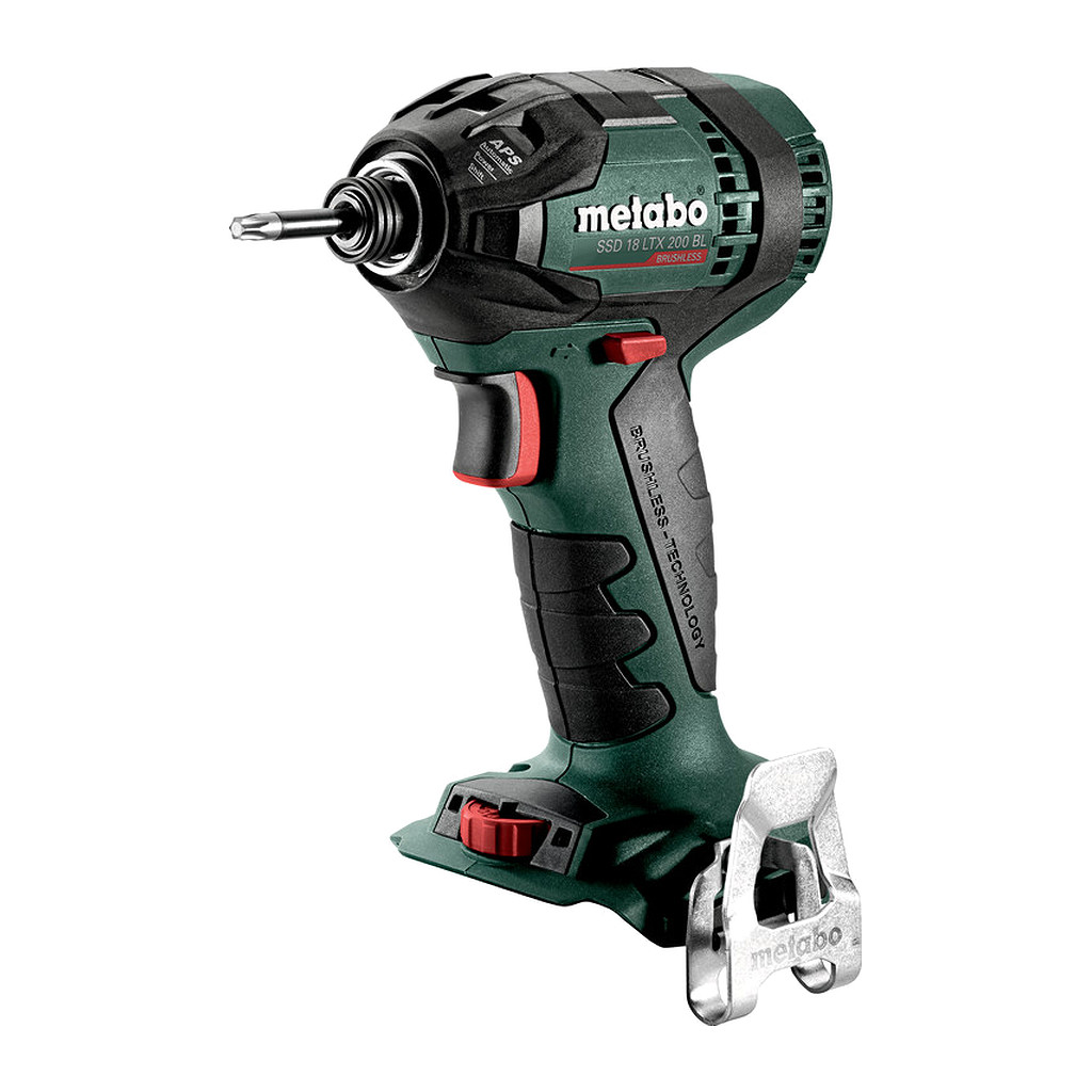 Metabo 602396890 - SSD 18 LTX 200 BL - AKU rázový skrutkovač, 18V, Kartón