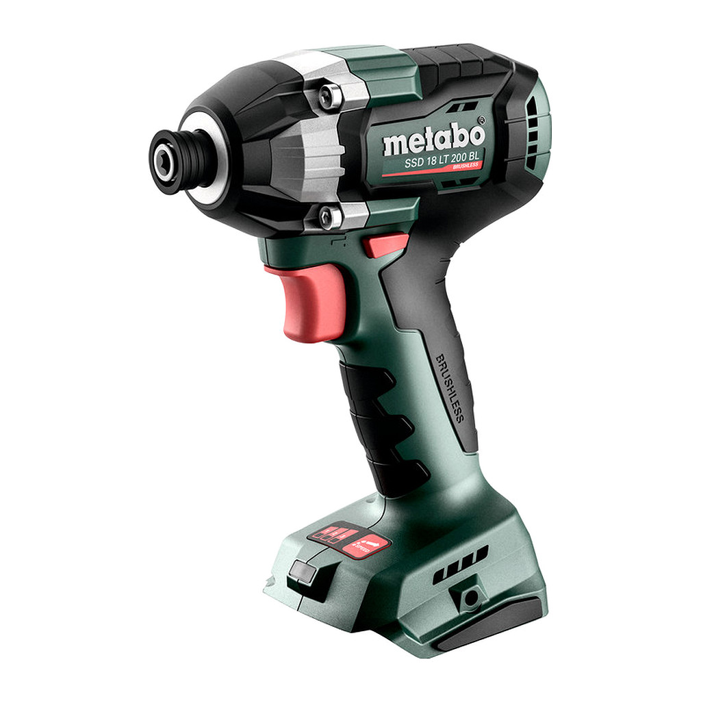 Metabo 602397850 - SSD 18 LT 200 BL - AKU rázový skrutkovač, 18V, Kartón